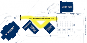 Trackandfield road closed