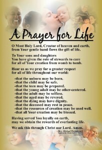 Respect Life Prayer