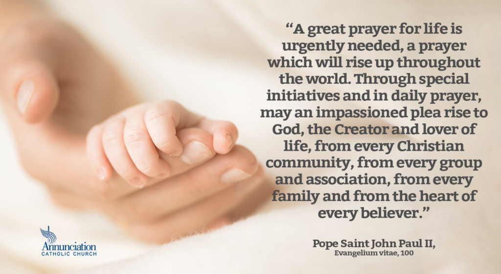 Day of Prayer for the Legal Protection of Unborn Children January 22