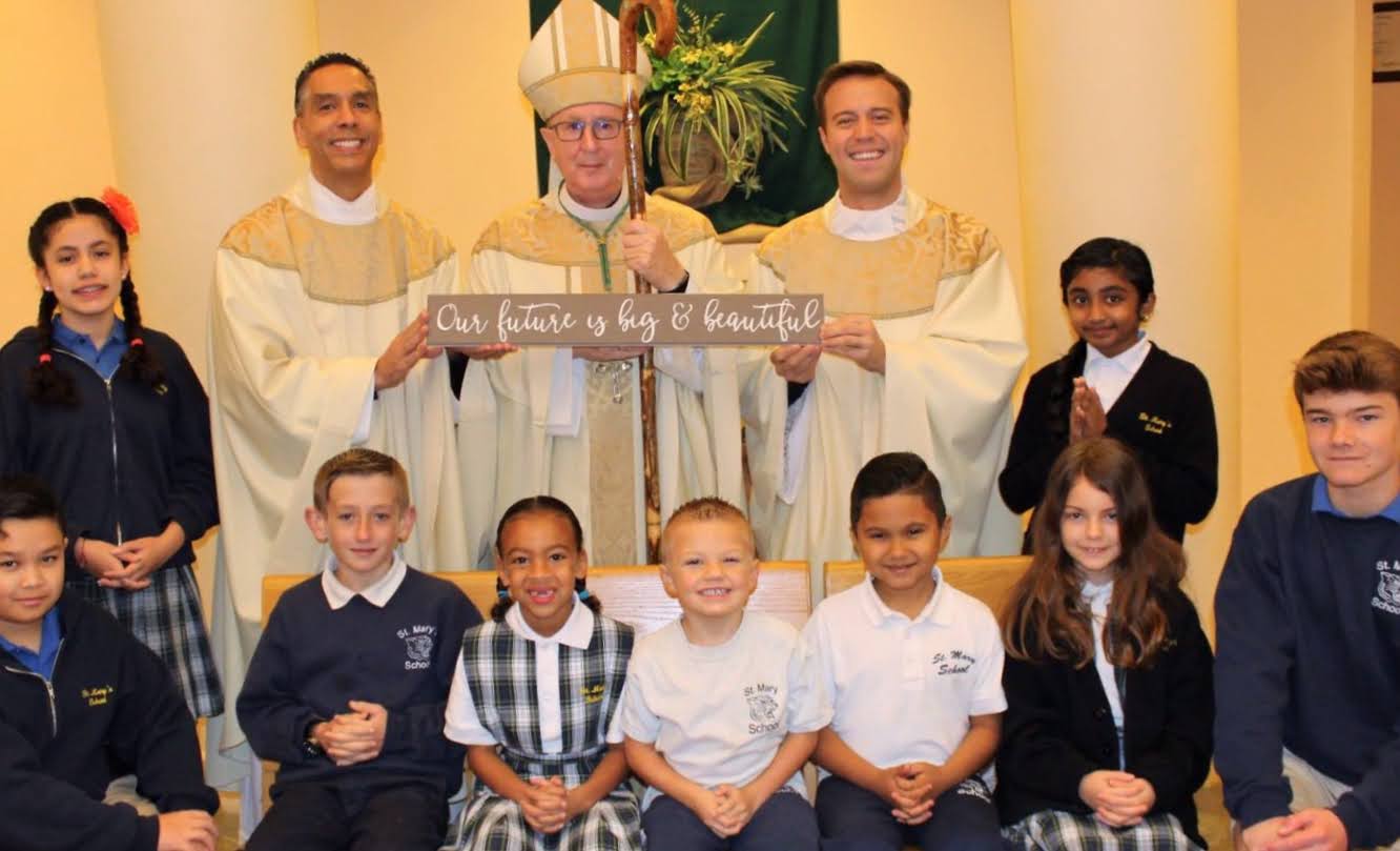 Fr Ivan with Bishop Noonan
